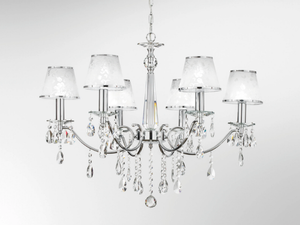 BOEME - Chrome plated chandelier with crystals _ Fan Europe Lighting